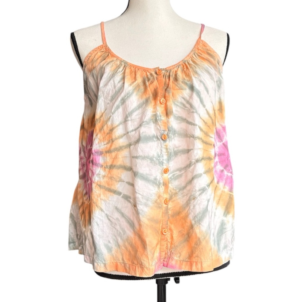 New Young Fabulous & Broke Tie-dye Tank Top